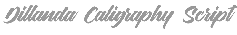 Dillanda Caligraphy Script